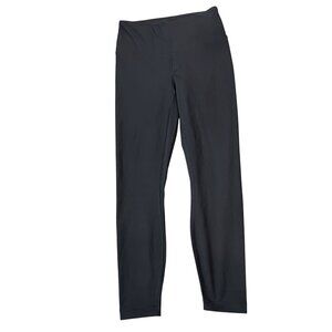 Yogalicious Lux leggings women's S black mid rise crop length